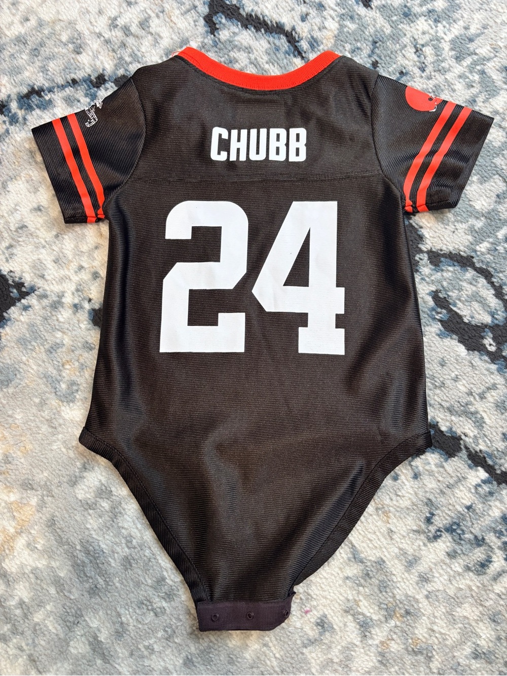 NFL Cleveland Browns 'Chubb 24' One-Piece Jersey (18 mo)